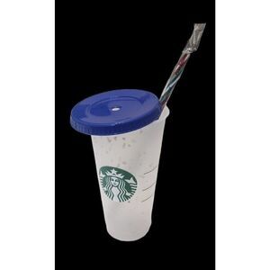 New Starbucks Confetti Color Changing Cup Rainbow Straw Pride Summer 2020‎